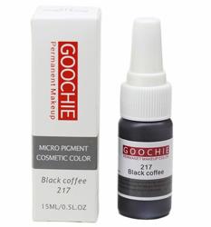 Пигмент для перманентного макияжа (татуажа) Goochie 217 Black coffee - 