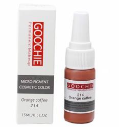 Пигмент для перманентного макияжа (татуажа) Goochie 214 Orange coffee - 