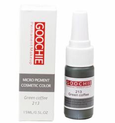 Пигмент для перманентного макияжа (татуажа) Goochie 213 Green coffee - 