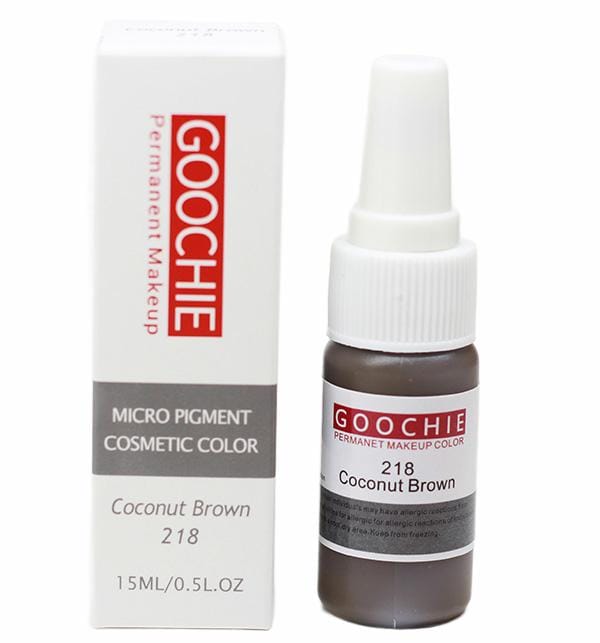 Пигмент для перманентного макияжа (татуажа) Goochie 218 Coconut brown