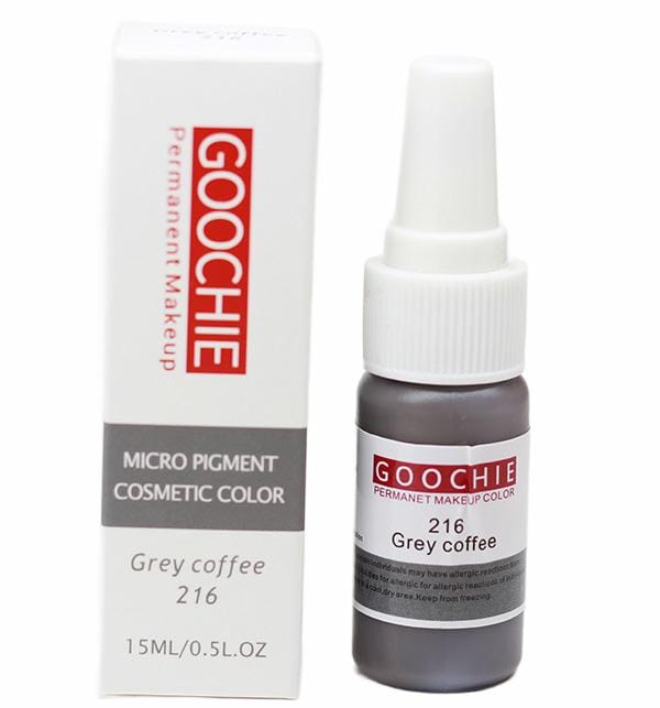 Пигмент для перманентного макияжа (татуажа) Goochie 216 Grey coffee