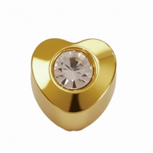 Серьги Studex 502-4 Сердце с камнем - 