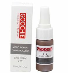 Пигмент для перманентного макияжа (татуажа) Goochie 219 Coco Brown (Coco coffee) - 