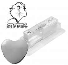 Одноразовый пистолет Studex system 75 для прокола ушей под серебро сердце 7512-0502 (цена за 1 шт) - 