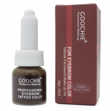 Пигмент для микроблейдинга Goochie Brown Coffee (для ручного татуажа) 10 мл. - 