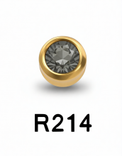 Серьги для прокола ушей Studex 214 Black Brilliant - 