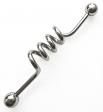 Индастриал под серебро спираль