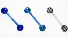 Пирсинг языка (барбеллы) пластик