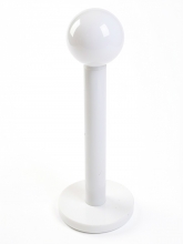 Пирсинг губы ( лабрет ) 10мм 3мм без камня белый пластик